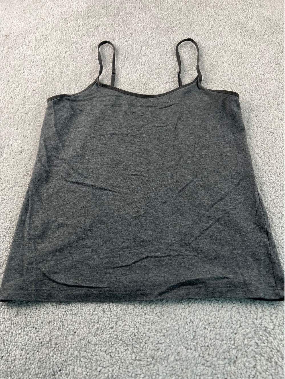 Time and Tru Women's Gray Camisole Tank Top Medium